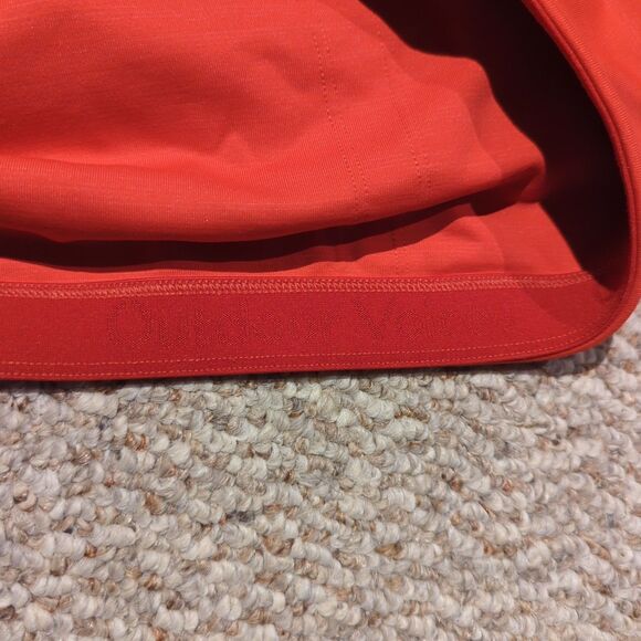 Outdoor Voices Techsweat Longline Sports Bra Womens Medium Red Athletic Crop Top - Picture 6 of 6